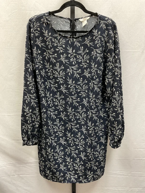 Floral Print Dress Casual Midi H&m, Size L