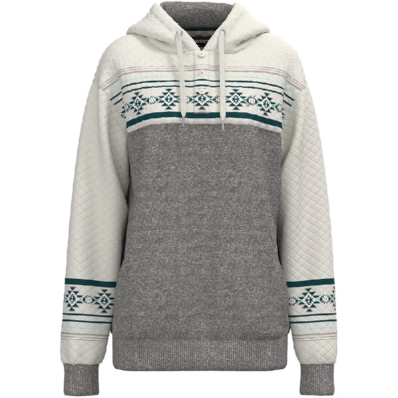 ""Jimmy"" Grey/White Hoody