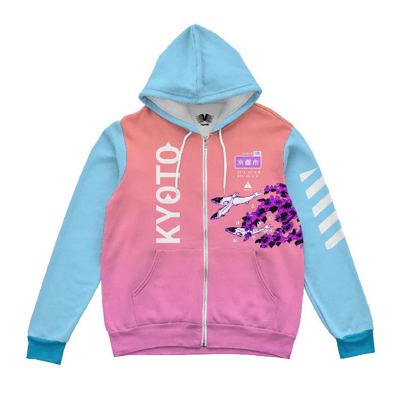 Kyoto Koi Zip Up Hoodie