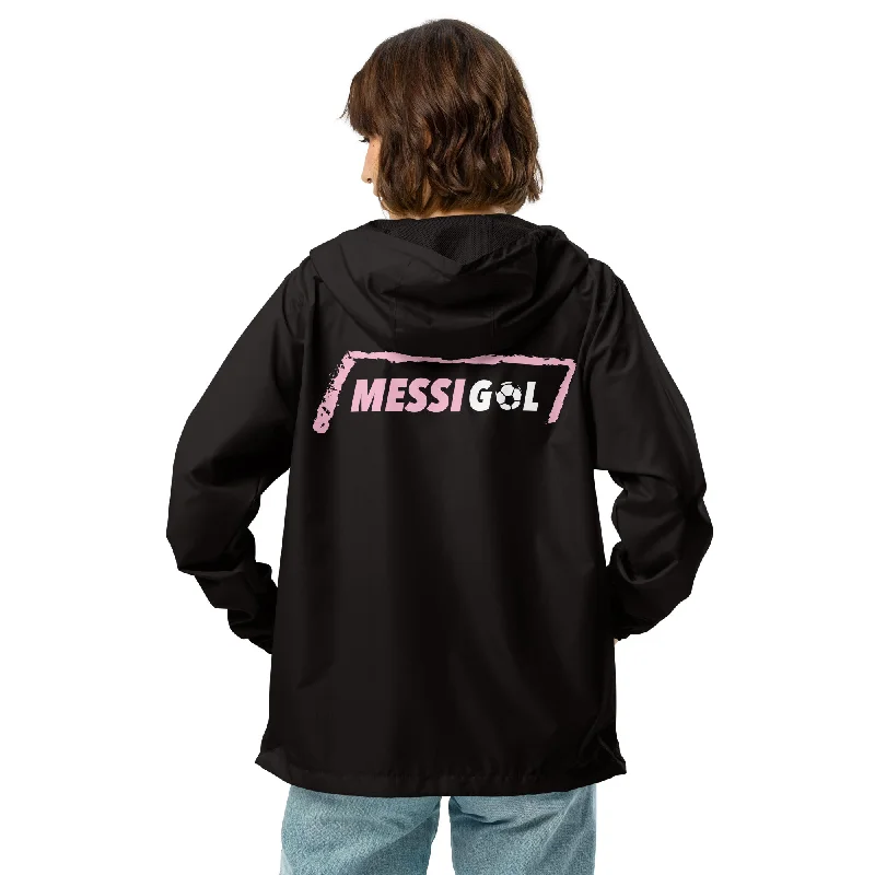 Lightweight zip up Unisex windbreaker, MessiGol