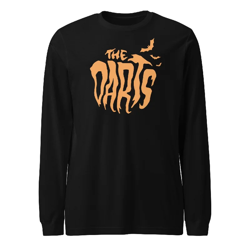 THE DARTS ""Orange Bat"" Unisex Long Sleeve Tee